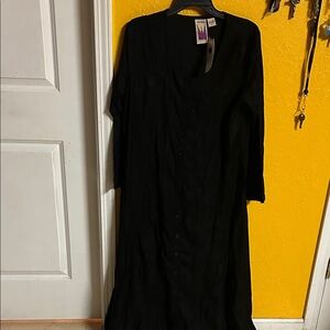 Chic Black Long Sleeve Dress